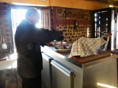 Preparando la carne