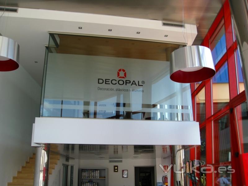 Entrada a Decopal, (Recepcin)