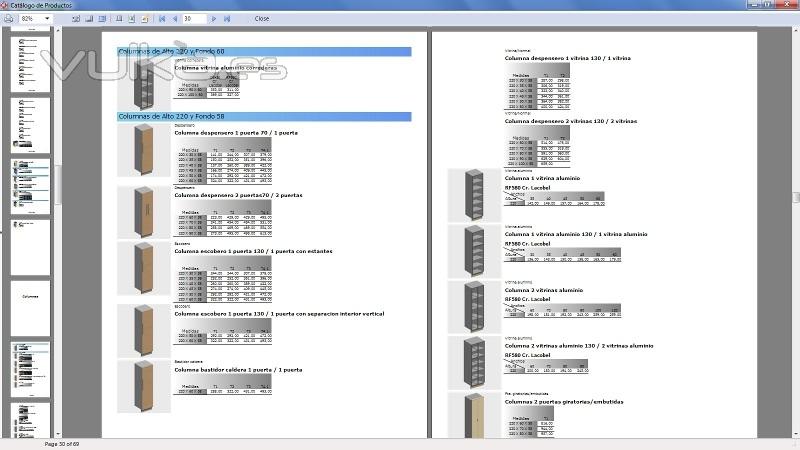 Impresión directa del catalogo / tarifa de muebles