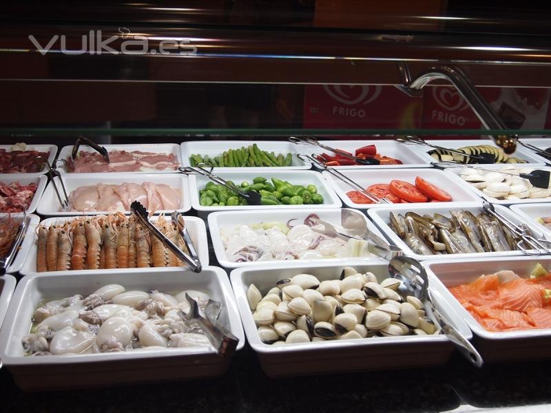 Wok libre incluido en el buffet