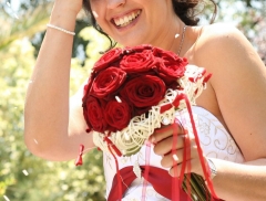 Bouquet rosas frescas Gema - Pétalos Naturales