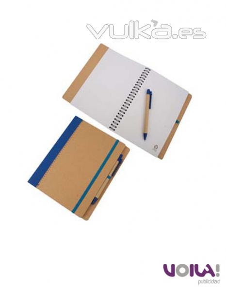 Libretas recicladas personalizadas