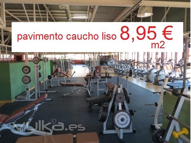 moqueta caucho gimnasio 