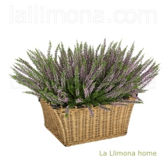 Plantas artificiales con flores planta flores erica artificial 30 3 - la llimona home
