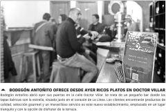 BODEGÓN ANTOÑITO es un pequeño y nuevo gran bar de tapas de excelente calidad