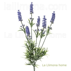 Flores artificiales rama flores lavanda artificial 60 - la llimona home