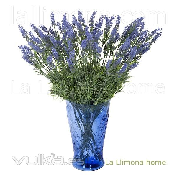 Flores artificiales. Rama flores lavanda artificial 60 1 - La Llimona home