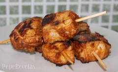 Mini pinchos sabor tijuana de pollo