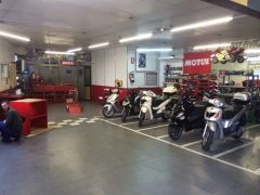 Vista taller de motos