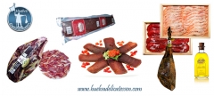 Huelva delicatessen, jamon iberico de jabugo y otros productos gourmet