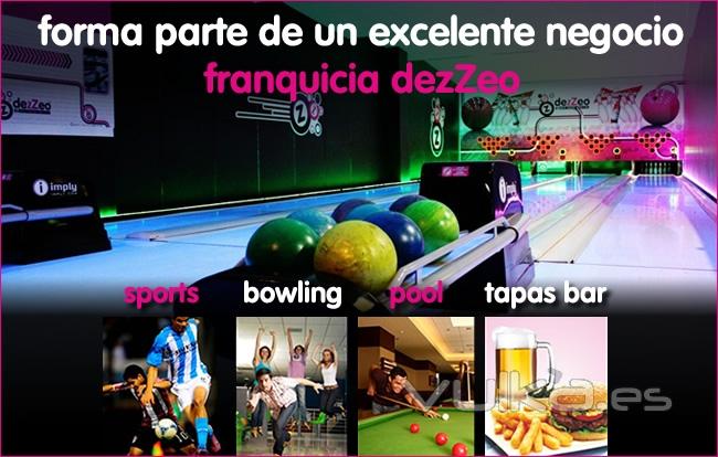 dezZeo Sports Bar & Bowling Games - Franquicia Sports Bar y Boleras