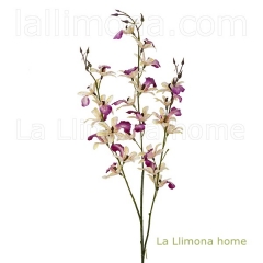 Rama flores orquideas artificiales dendrobium malvas 87 - la llimona home