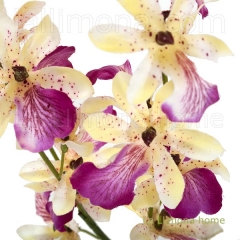 Rama flores orquideas artificiales dendrobium malvas 87 2 - la llimona home