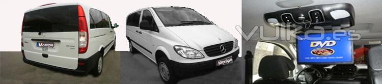 Exterior Mercedes Benz Vito 9 plazas con DVD