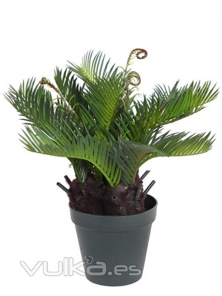 Palmerar artificiales Palmera cyca artificial pequea en maceta oasis decor