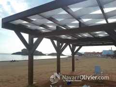 Pergola de sombraje para chiringuito wwwnavarroliviercom