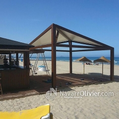 Pergola desmontable para chiringuito wwwnavarroliviercom