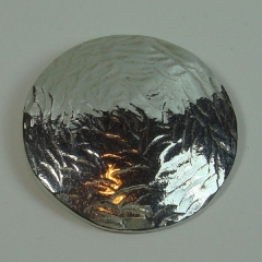 Colgante de plata texturas
