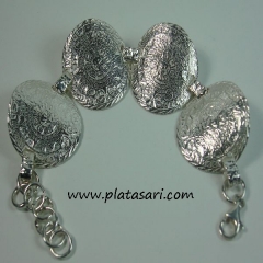 Pulsera de plata azteca
