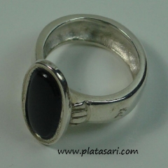 Anillo de plata y onix  disenowwwplatasaricom