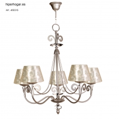 lampara dormitorio lamparas salon pantallas simil nacar