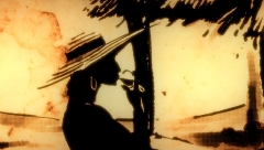 Animacion 2d espana en un lienzo
