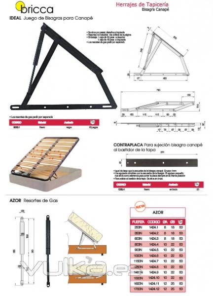 Bricca es - Herrajes para mesa en