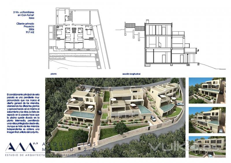 Arquitectos Madrid 2.0 - Proyecto de Viviendas Unifamiliares Adosadas