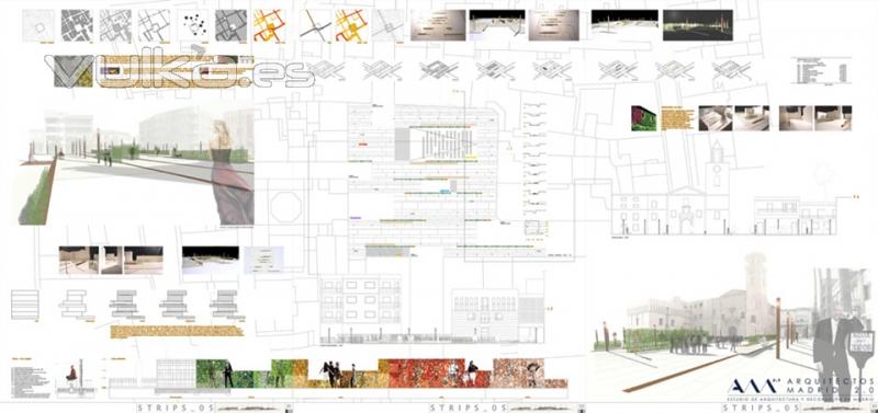 Arquitectos Madrid 2.0 - Proyectos de Arquitectura - Proyecto de Remodelacin de Plaza Pblica