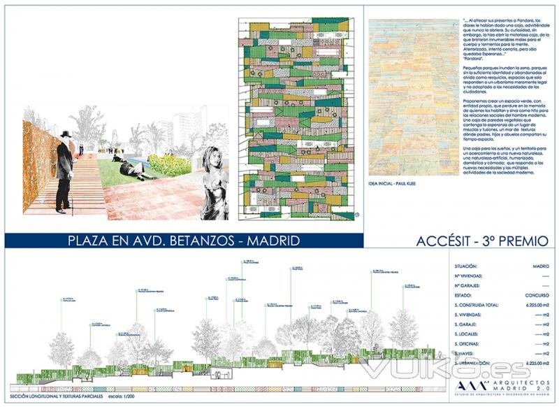 Arquitectos Madrid 2.0 - Proyectos de Arquitectura - Proyecto de Remodelacin de Plaza Pblica