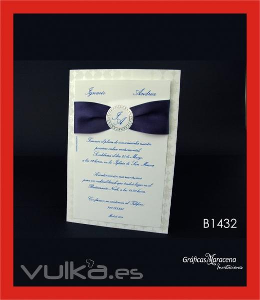 Invitacin boda Granada - elegante - nueva coleccin