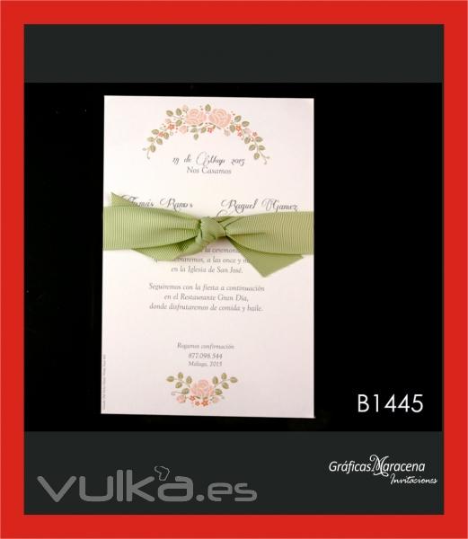 Invitación boda Granada - elegante - nueva colección