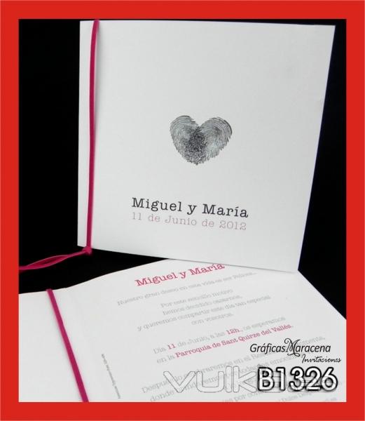 Invitación boda Granada - nueva colección - graficasmaracena.com