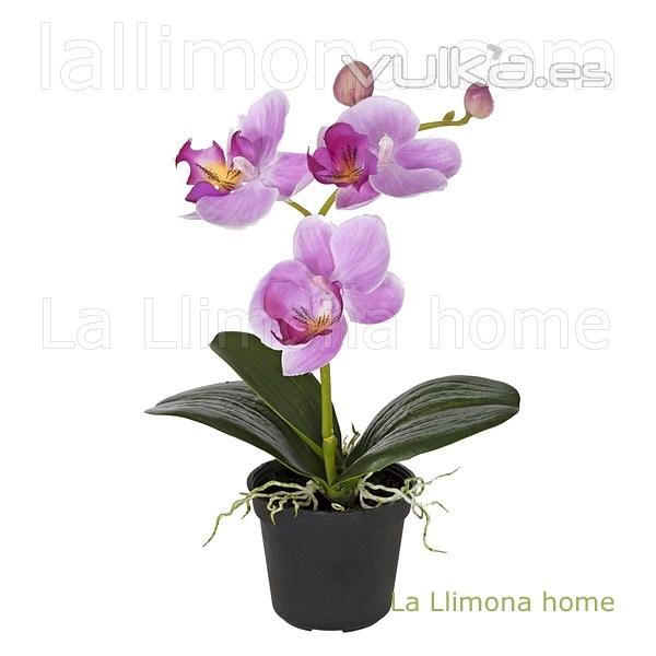 Plantas artificiales con flores. Planta flores orquideas artificiales Z99 - La Llimona home