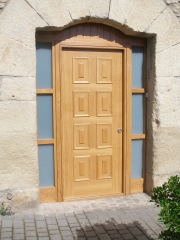 Puerta acorazada instalada en casa de labranza (despues)