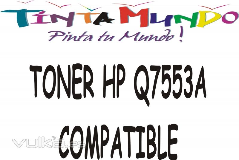 toner hp compatible q7553a negro impresoras LaserJet P2010, barcelona, valencia. tintamundo.com