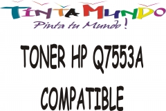 Toner hp compatible q7553a negro impresoras laserjet p2010, barcelona, valencia. tintamundo.com