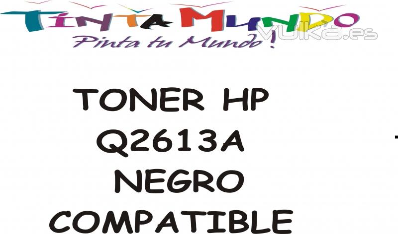 toner hp compatible q2613a negro impresoras LaserJet 1300. barcelona, valencia. tintamundo.com