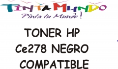 Toner hp compatible ce278a negro impresoras laserjet pro 1566. barcelona, valencia. tintamundo.com