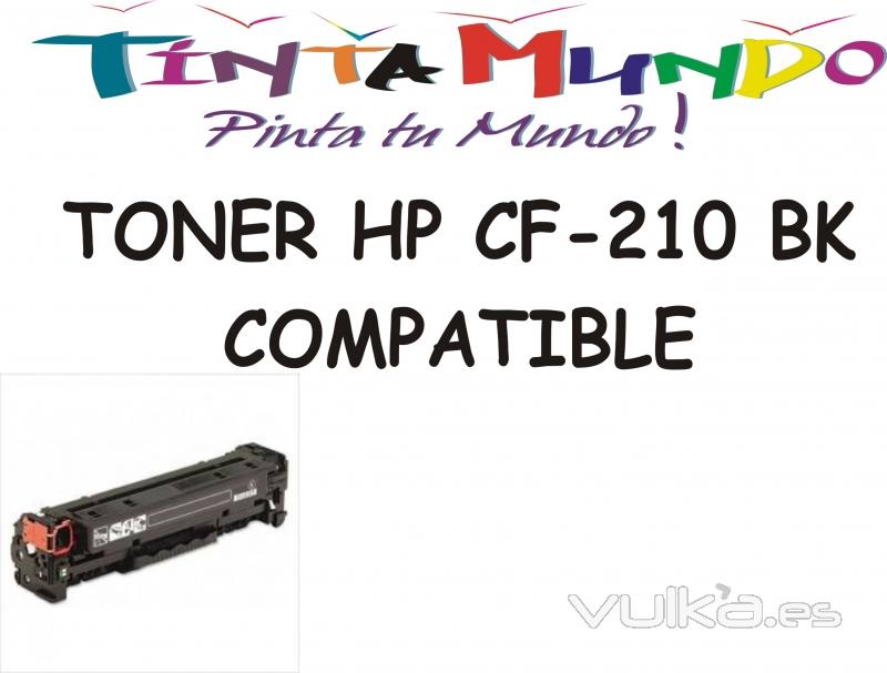 toner hp compatible CF210 negro Laserjet Pro 200 color M251N. barcelona, valencia. tintamundo.com