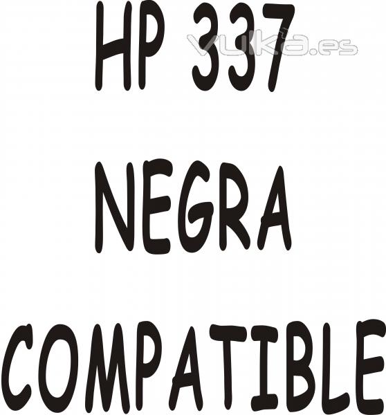 cartucho de tinta hp 337 NEGRO compatible DESKJET 6980 6983 6985 . barcelona, valencia. tintamundo