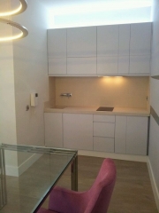 Encimera cocina y frente en neolith textil