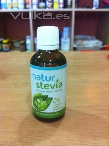 Stevia líquida.