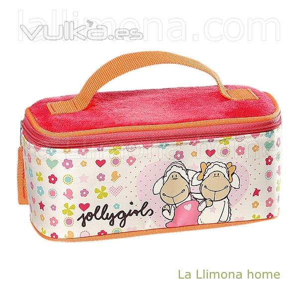 Nici oveja Jolly Amy y Frances neceser asa rectangular - La Llimona home