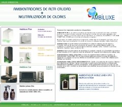 AMBILUXE empresa de ambientadores naturales y sistemas de aromatización e higiene profesional