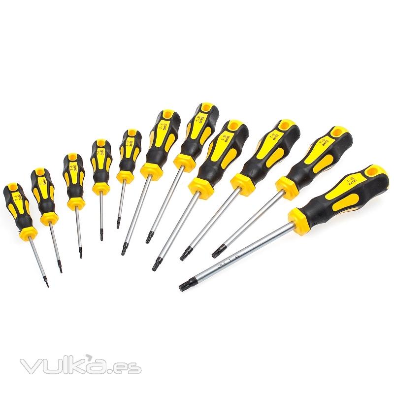 Juego 11 destornilladores Torx Inviolable