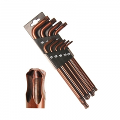 Juego 9 llaves torx (t-star) con cabeza de bola t10-50