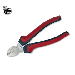 Alicate de corte diagonal, 165 mm con funcion de pela cables (15 mm² & 25 mm²)