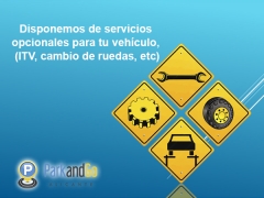 Parkandgo te ofrece servicios adicionales: itv, cambio ruedas