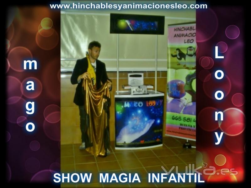 mago loony, magia con humor